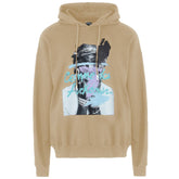 Beige Cotton Sweatshirt